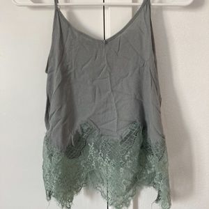 Lace tank top